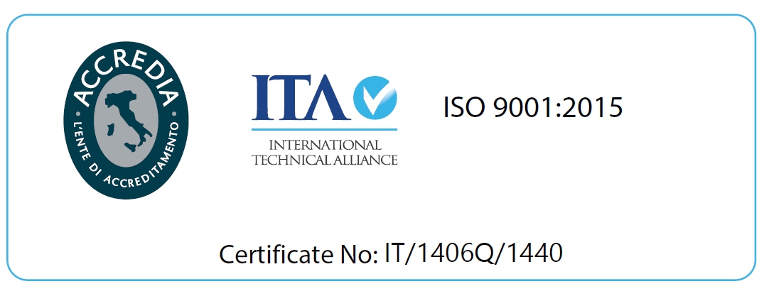 R2G Fluidics Certificato ISO9001